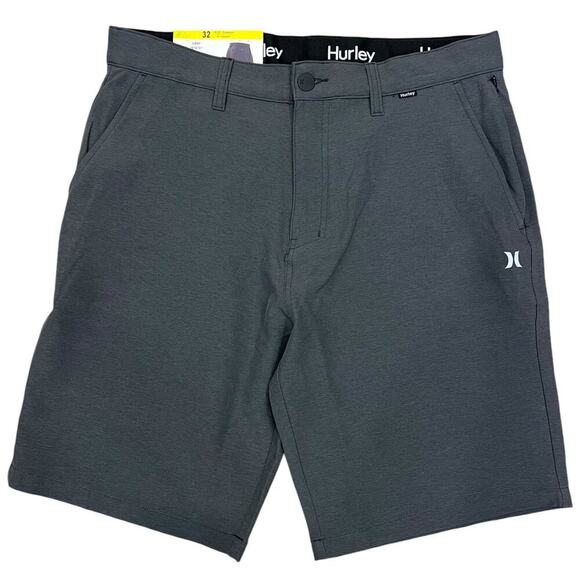 Hurley Men Hybrid Walkshort Gray Shorts Size 32 NWT $49 - Picture 2 of 6